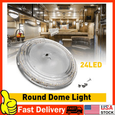 24led Lights Rv Interior 12v Switched Round Ceiling Light Fixture Camper Trailer