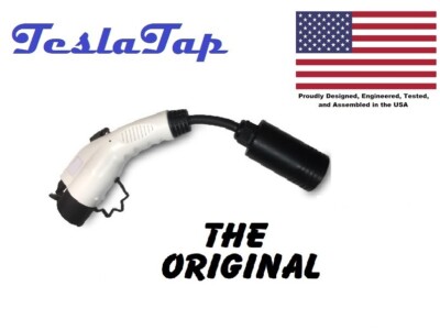 USED TeslaTap 50AMP - HIGH POWER - Tesla compatible J1772 adapter - MADE IN USA