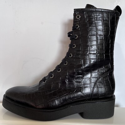 BERTIE Bertie Pippy Croc Stiefel Damen UK 8 EU 41 REF M557=