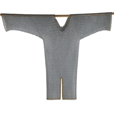 Chainmail Armor Full Sleeve Knight Shirt | Mild Steel Medieval Hauberk | 6 Color