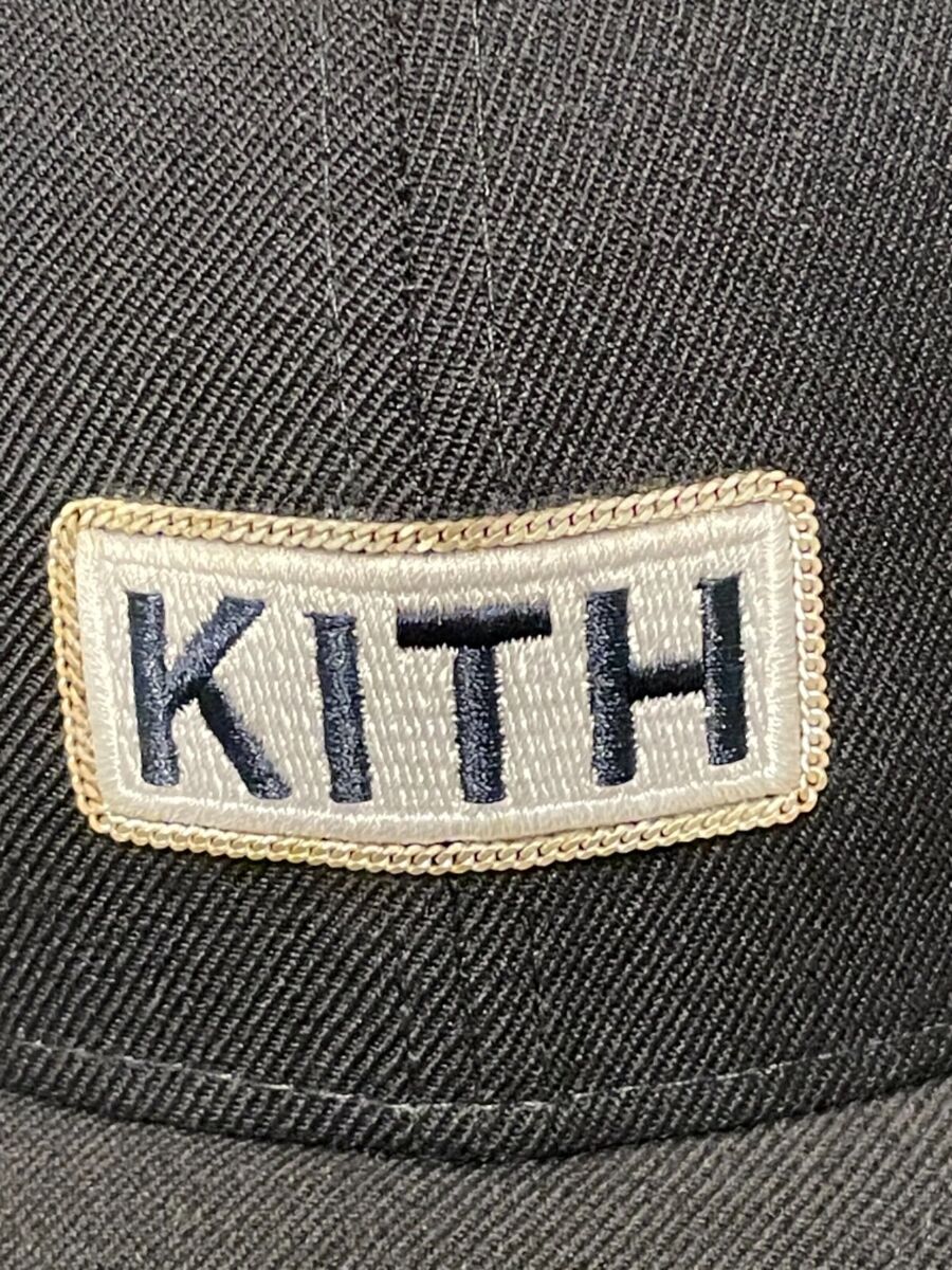 Old KITH New Era New York Yankees Fitted Hat 7 8/3 with Batch and