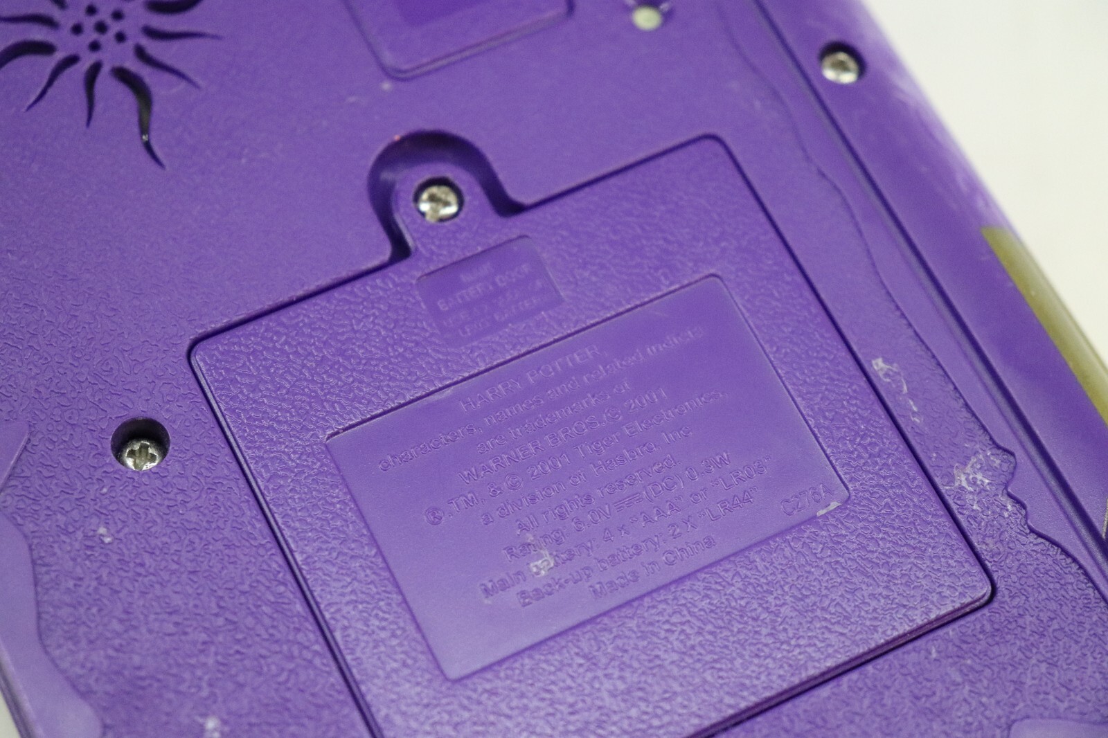 Harry Potter Vintage Book Of Spells Tiger Electronic Toy 2001 Magic ...