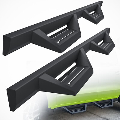 Side Step For 2019-2026 Chevy Silverado 1500 Crew Cab Running Board Nerf Bar