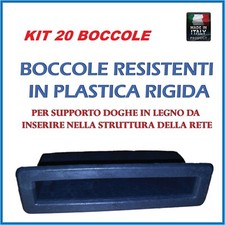 KIT 20 SUPPORTO,BOCCOLA RICAMBIO PER DOGA ,DOGHE IN LEGNO DI FAGGIO PER RETI