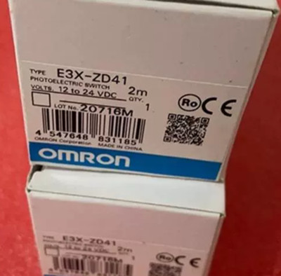 OMRON Automation & Safety E3X-ZD41 12-24VDC Optical Photoelectric Switch Sensor