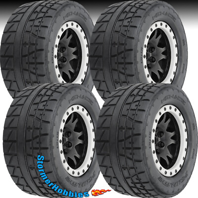 4 Pro-Line Racing Menace 1/5 HP BELTED Pro-Loc F/R X-MAXX MTD 24mm