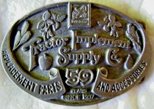 Tractor Implement Supply Co. 59 Years Belt Buckle Limited Ed 1937-1996 SN5907