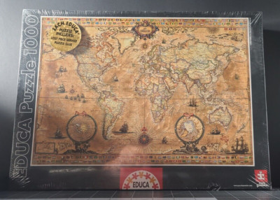 Educa Mapamundi Antique World Map 15159 1000pc Puzzle