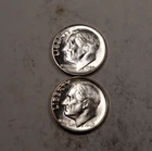 1949 + 1950 Roosevelt Dime Lot * Gem BU * 2 Coin Set * 90% Silver * XDL73