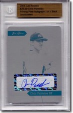 2006 Chris Parmelee Rookie Auto Printing Press Plate RC BGS 1/1
