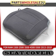 Front Driver Seat Bottom Cover for Ram 1500 2500 3500 13-18 4500 5500 13-16 2018