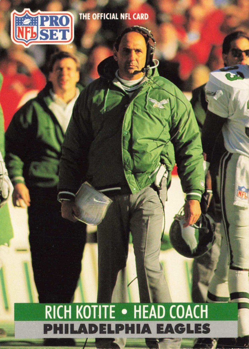 Rich Kotite 1991 Pro Set #261 Philadelphia Eagles HC | eBay