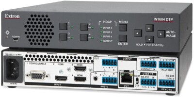 60-1457-01 EXTRON IN1604 DTP Four Input Scaler Switcher Auto-switching HDMI 100M