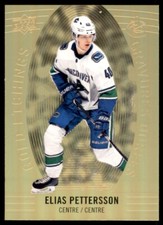2019-20 Upper Deck Tim Hortons Gold Etchings Elias Pettersson #GE-6