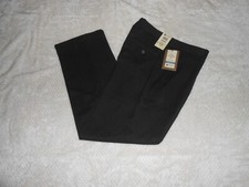 Haggar Men's Travel Performance Flat Front Suit Pants Charcoal 32W x 30L NWT