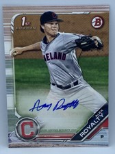 2019 Bowman Alex Royalty Indians PA-AR First Prospect Auto