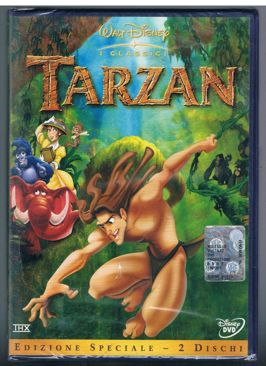 TARZAN - 2 DVD DISNEY Z3 DV 0236 FUORI CATALOGO NUOVO SIGILLATO  