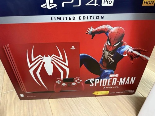PS4 Sony PlayStation 4 Pro 1TB Marvel Spider-Man Limited Edition Console USED - Picture 3 of 6