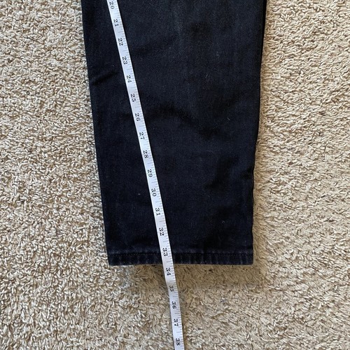 Jeans Lee donna mamma taglia 18L lungo nero vita alta gamba affusolata - Foto 9 di 9