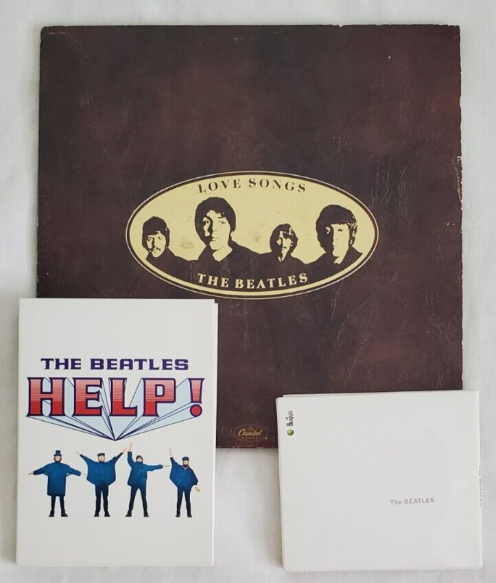 The Beatles Love Songs Vinyl Record Music Double Album Help