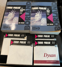 Borland Turbo Prolog 2.0 diskettes and books ...