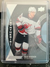 18-19 UD Engrained Nico Hischier Star Synthesis New Jersey Devils S-14