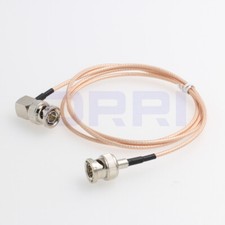 BNC male to BNC Right Angle Male HD SDI Coaxial Cable RG179 75ohm for sony fs700