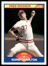 Norm Charlton Rookie Cincinnati Reds 1989 Score #646 29827