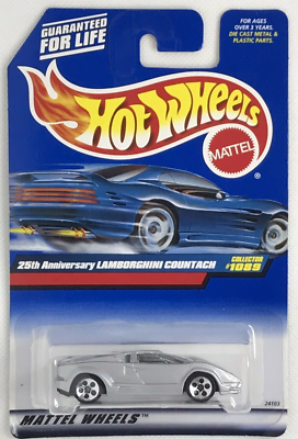 1999 Hot Wheels Main line 25th Anniversary Lamborghini Countach