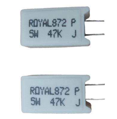 5W Drahtwiderstand radial vertikal 5% Keramikzement AX5WV - 2er Pack