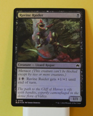 MTG BLB: Ravine Raider Common Foil 0106 Bloomburrow | eBay