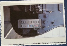aq/ handmade greetings / birthday card CASIO GUITAR SYNTH DETAIL