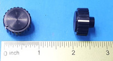  2 pcs   6 mm KNOB MARANTZ , SHAFT DIAMETER , BLACK