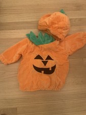 Pumpkin Plush Halloween 2 piece costume 6-12 months