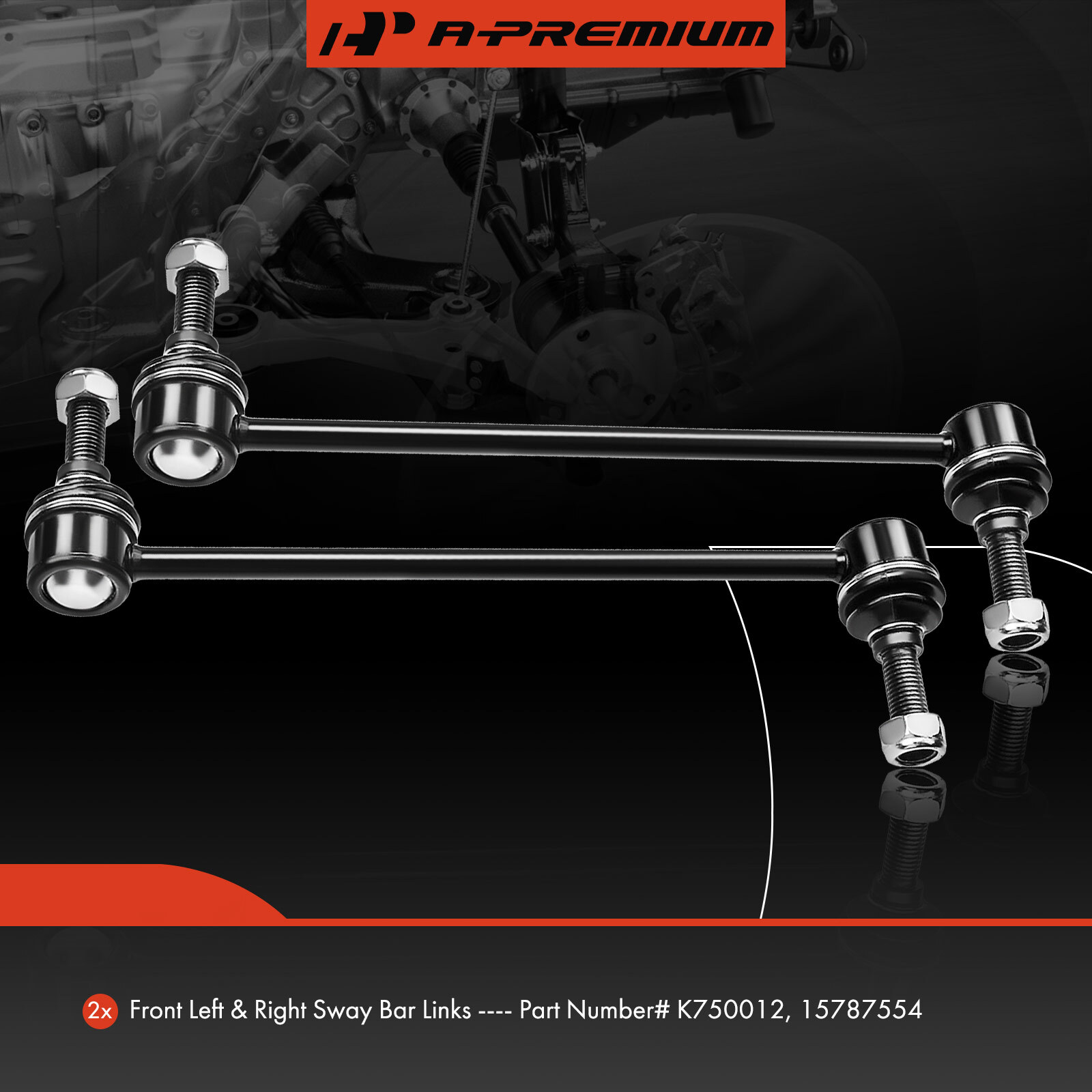Front Sway Bar End Stabilizer Links for Chevrolet Cobalt 20052008 HHR