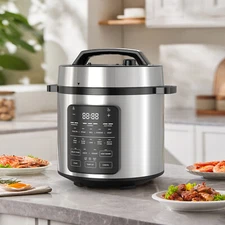 Multi functional Pot 6qt 9-in-1 Pressure Cooker Bundle