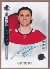 2020-21 SP Authentic Future Watch #183 Alec Regula RC AUTO /999 - BLACKHAWKS