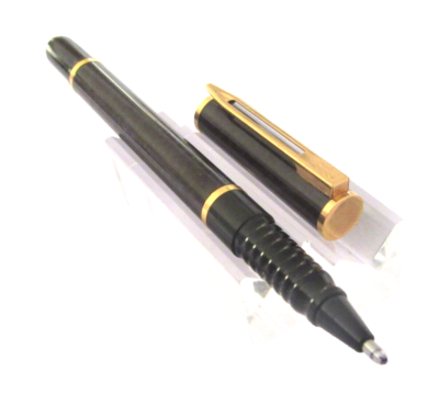 Stylo à Bille Gel Waterman Lauréat, Laque Noire Et Or - Occasion, état à Vérifier, Idéal Pour Cadeau Ou Collection