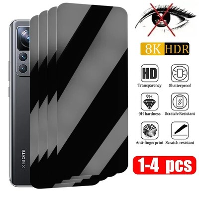 For Xiaomi 14T 13T Redmi Note 13 12 Pro Privacy Tempered Glass Screen Protector