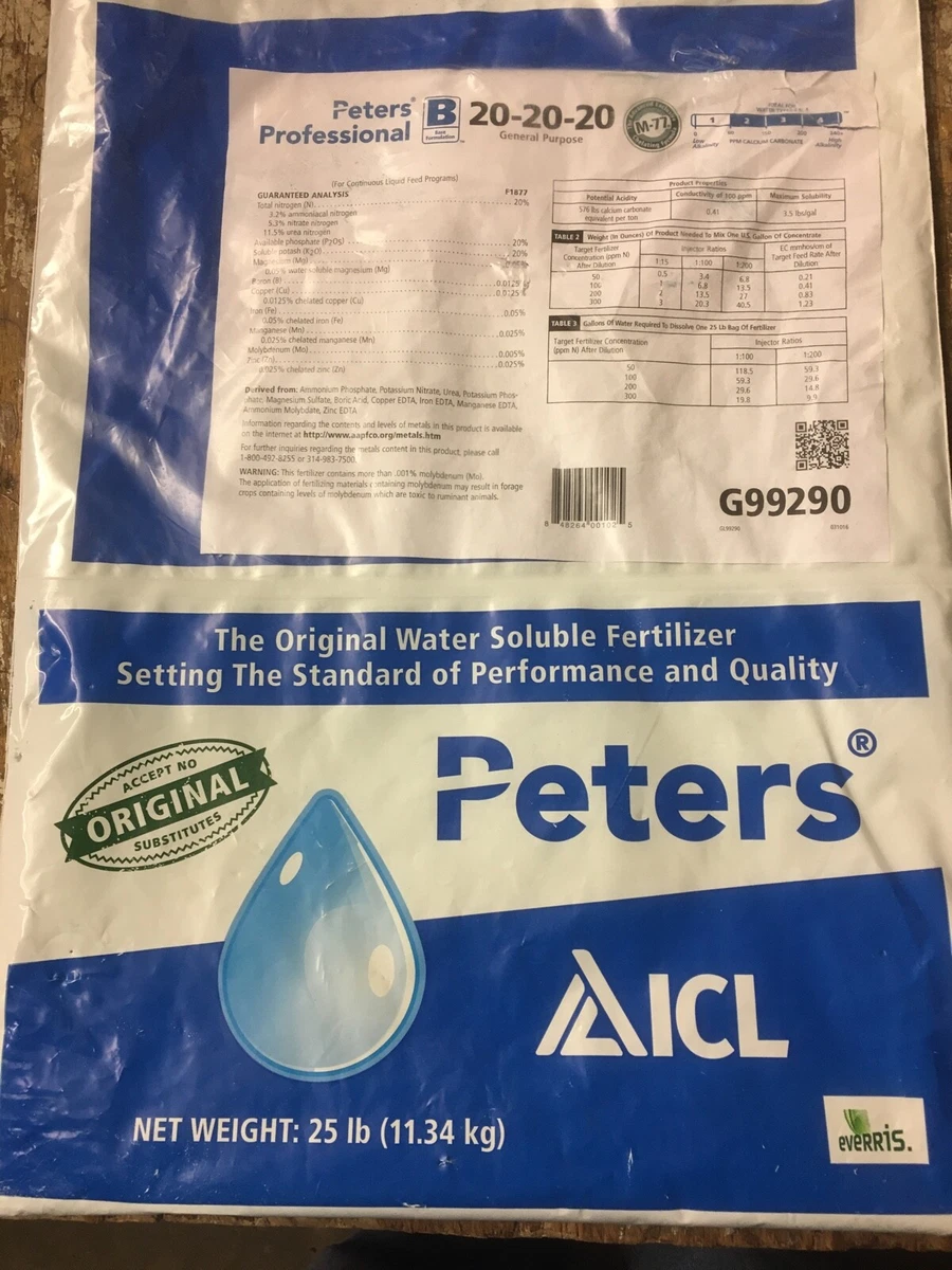 Peters fertilizer 2024