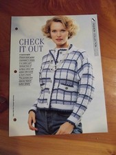CROCHET PATTERN CHECK IT OUT FASHION COLLECTION CREATIVE NEEDLES *GREAT*
