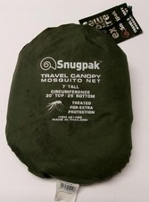 Snugpak 61595 Travel Canopy Mosquito Net Double Treated Mesh Construction 7'Tall