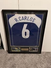 Roberto Carlos Signed Brazil National Team #6 Jersey Beckett BAS Auth Soccer