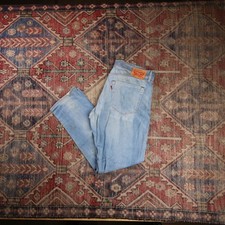 Levi's 508 W36 L29 Tapered Leg Regular Fit Blue Denim Jeans