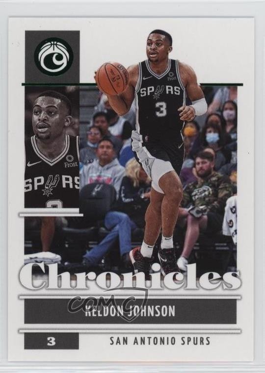 2021-22 Panini Chronicles Green Keldon Johnson #27 2k3