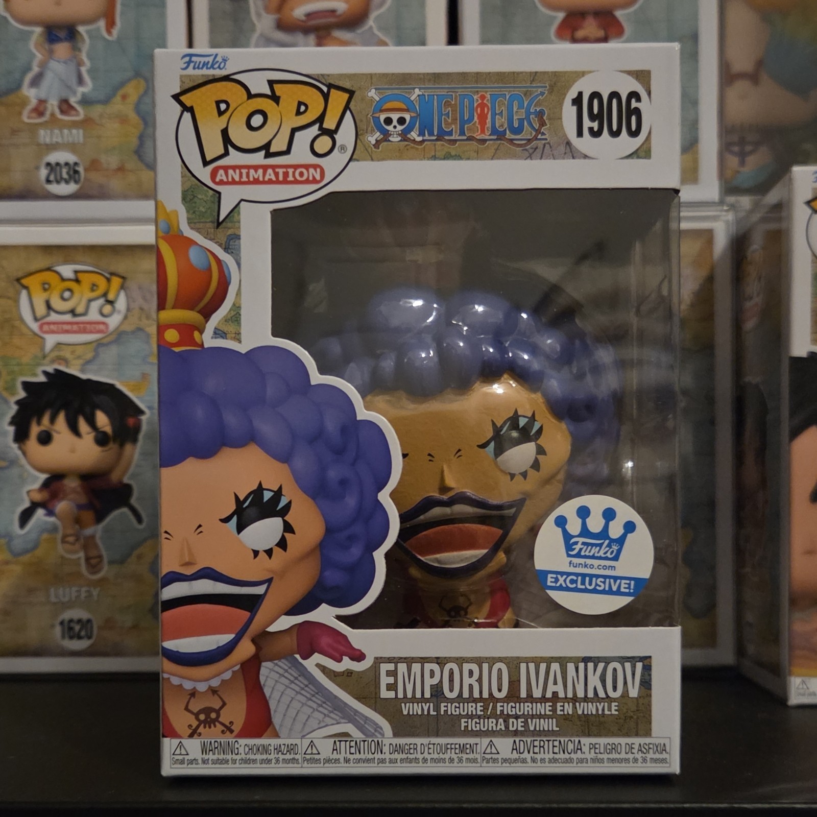 Funko Pop! Animation One Piece Emporio Ivankov Vinyl Figure 1906 Exclusive