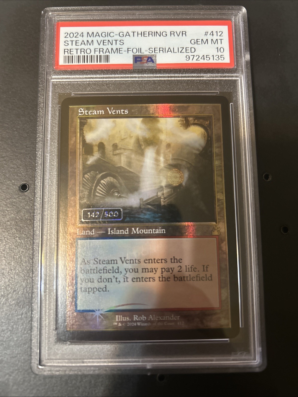 Steam Vents (Retro Frame) (Serial Numbered) Ravnica Remastered Foil