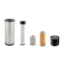 Filter Service Kit Fits HITACHI ZX26 U-5A w/Yanmar Eng Air Oil Fuel Filters