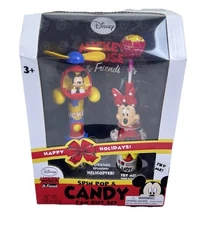 Disney Mickey Minnie Mouse Spin Pop Candy Fan Helicopter Fun Set