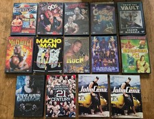 14 Lot WWE DVDs wrestling Rock Stone Cold Macho man Undertaker Cena wwf attitude